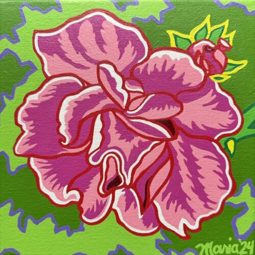 Damask Rose (Sexual Assault Support Services of Midcoast Maine)