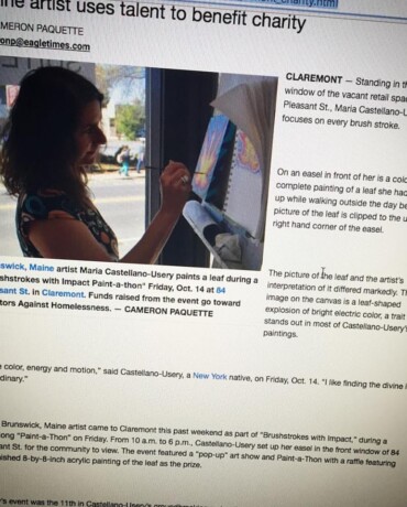 Eagle Times, Claremont NH, October 2016