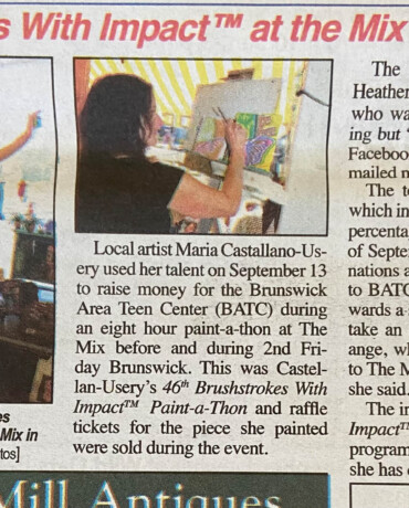 Brushstrokes With Impact @ the Mix - the Cryer, October 2019