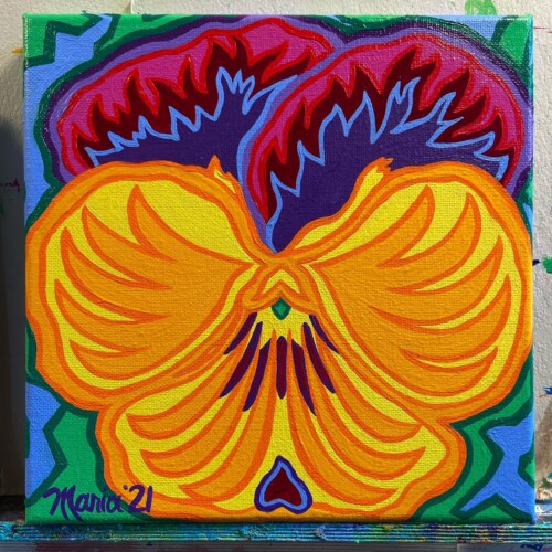 Psychedelic Pansy (ArtVan)